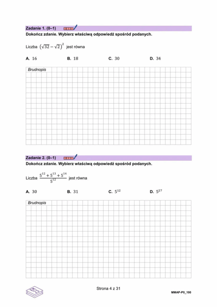 Matura 2025 z MATEMATYKI POZIOM PODSTAWOWY. ARKUSZ CKE 4 image 5