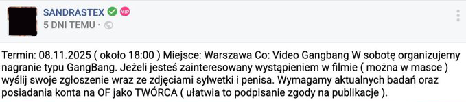 Sandra Staniszewska od Denisa Załęckiego szuka mężczyzn do filmu. Warunki zaskakują 1 image 3