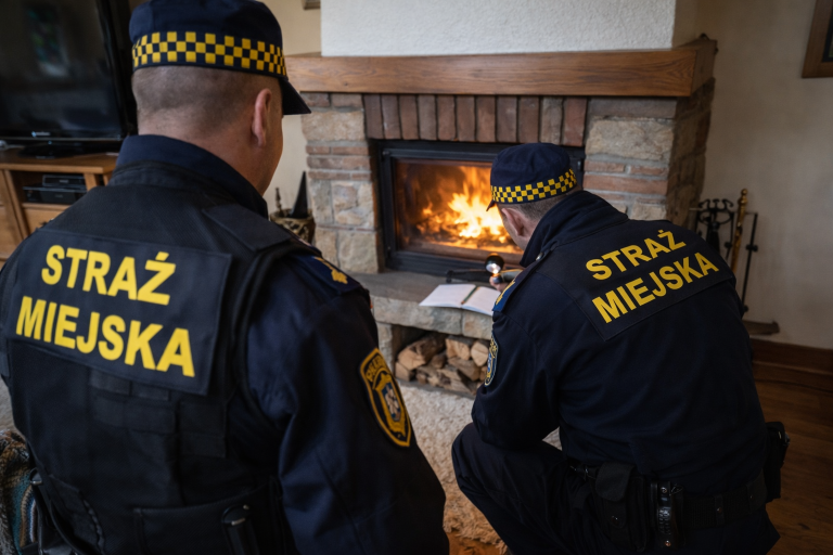 Ruszają kontrole kominków! Masz czas do nowego roku. Sąsiad może Cię podkablować, a grozi Ci 5000 zł kary Kominek Straż Miejska