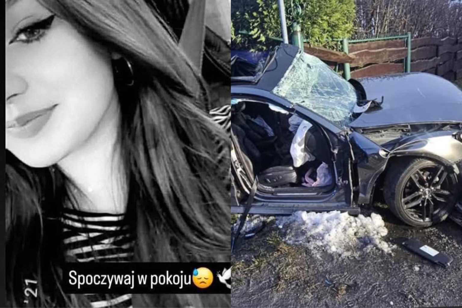 Tragiczny wypadek Audi S3 w Małopolsce. 17-latka zmarła po tygodniu walki o życie Nikola