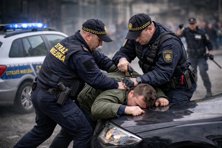 Zmiana przepisów 2026. Kontroler ma prawo Cię ująć i użyć siły! Koniec z bezkarnością StrazMiejska2026